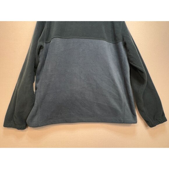 Columbia Mountain Full Zip Fleece Jacket Mens XL Two-Tone Blue Outdoors Camping - Picture 9 of 11